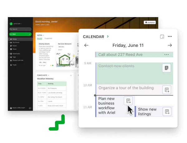 screenshot of Evernote Teams